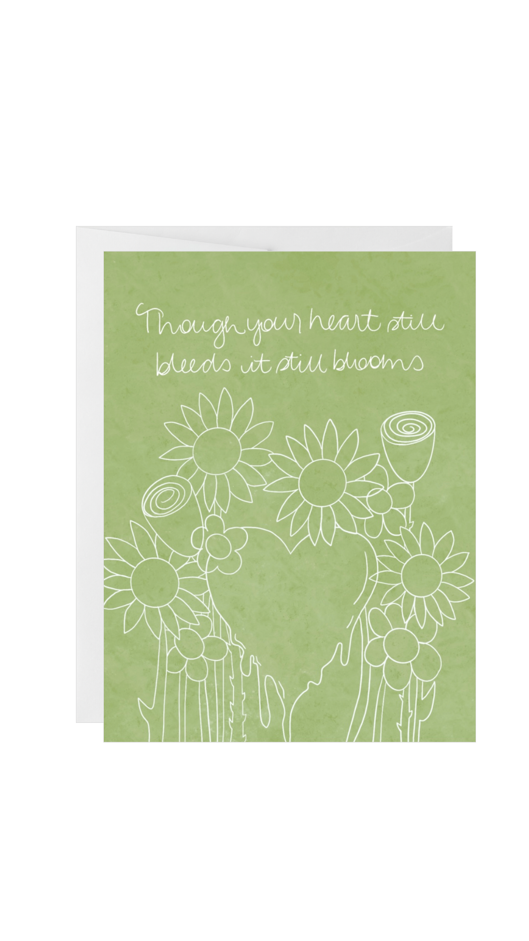 Though Your Heart Still Bleeds Card