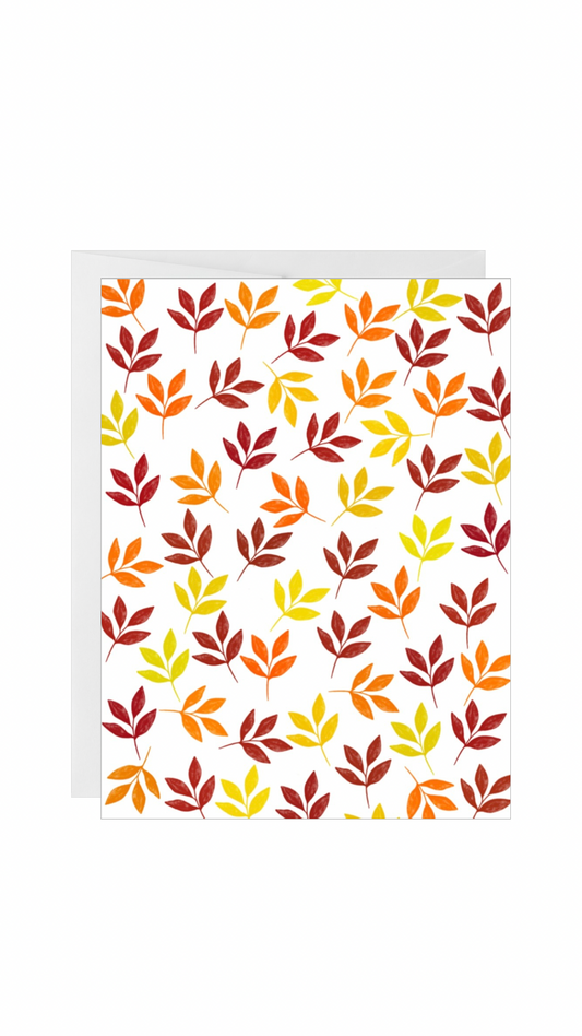 Fall Leaves Card