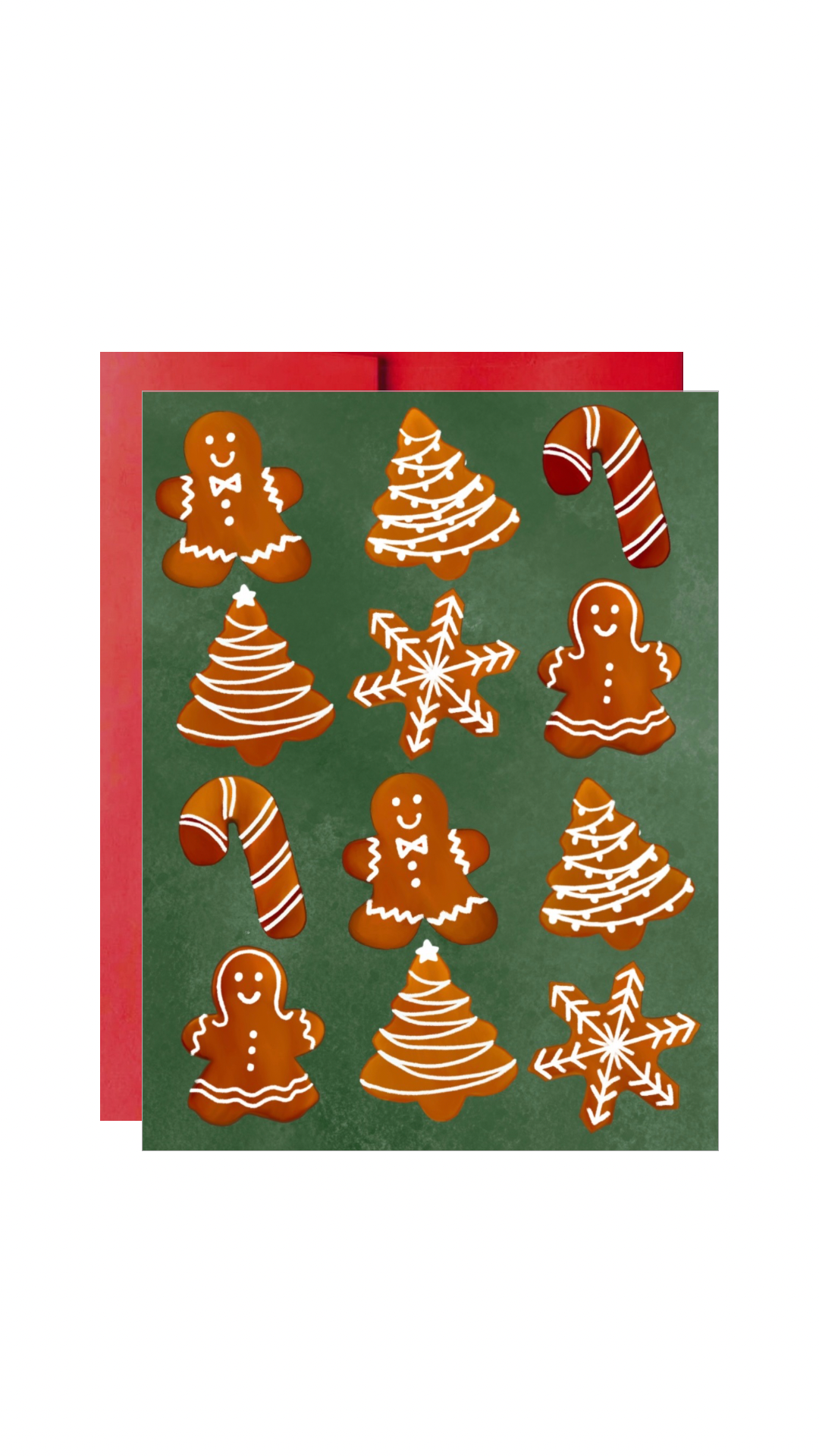 Holiday Gingerbread Card