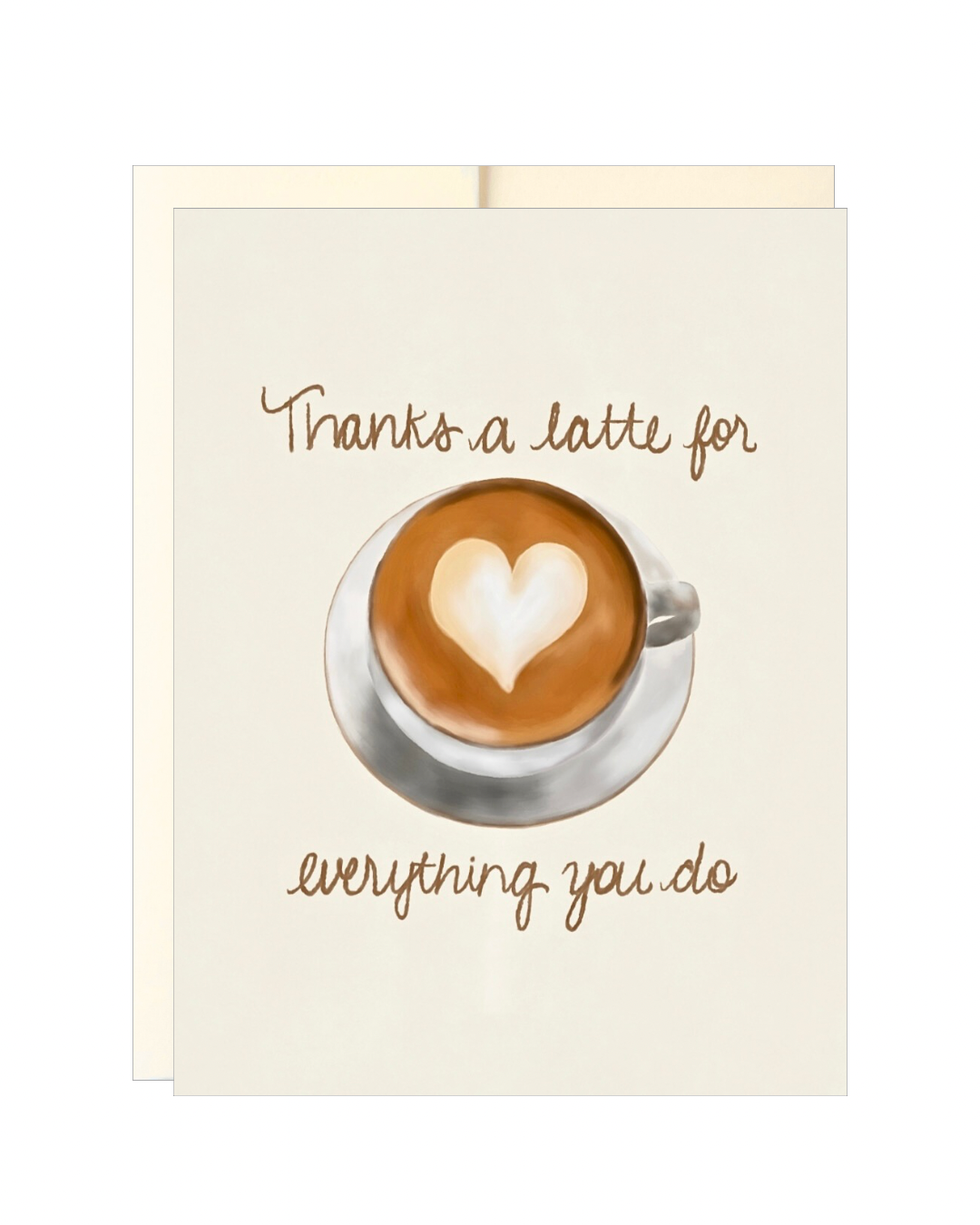 Thanks A Latte Card