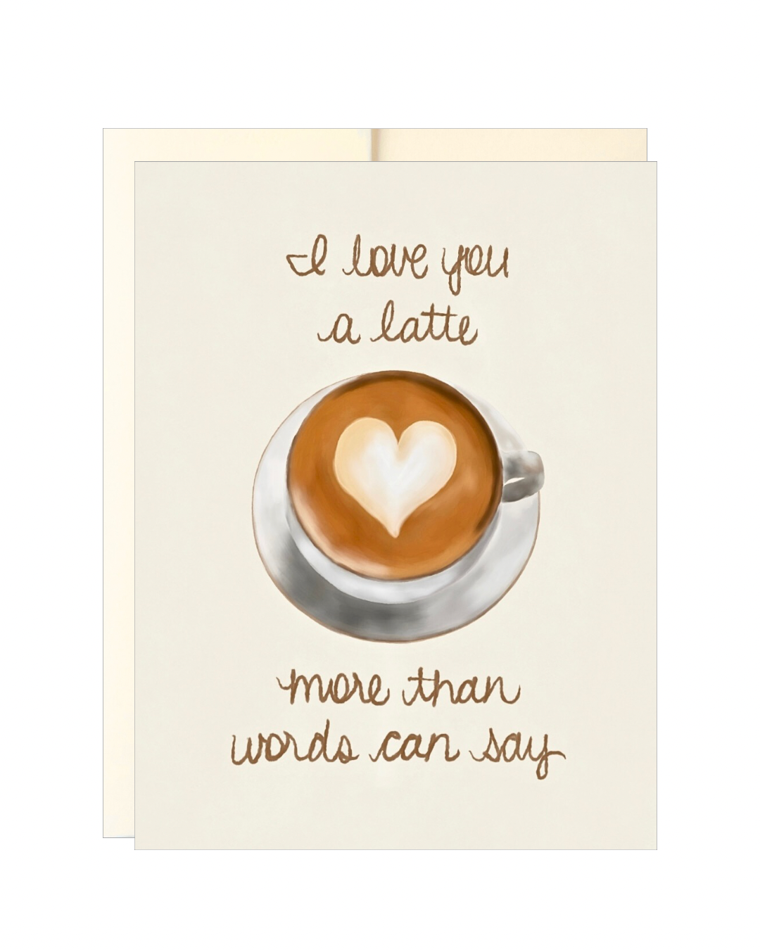 Love You Latte Card