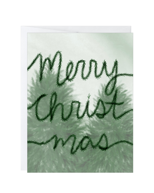 Merry Christmas Tree Card