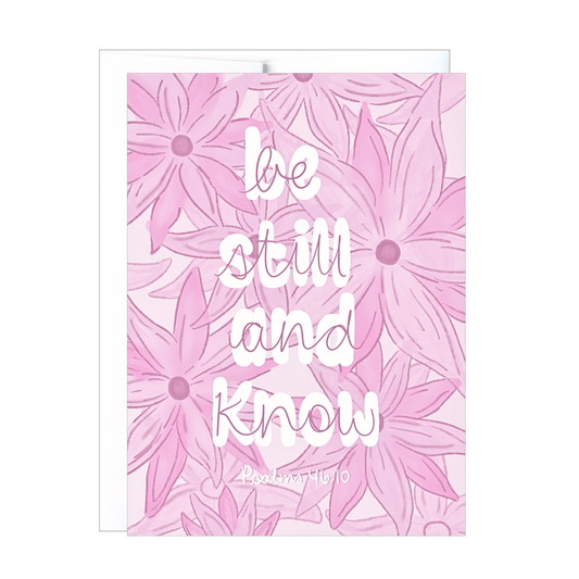 Be Still And Know Card