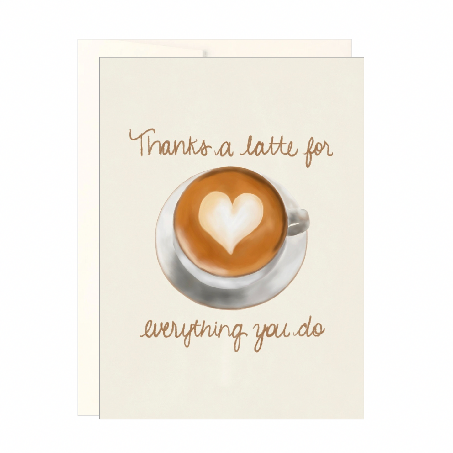 Thanks A Latte Card