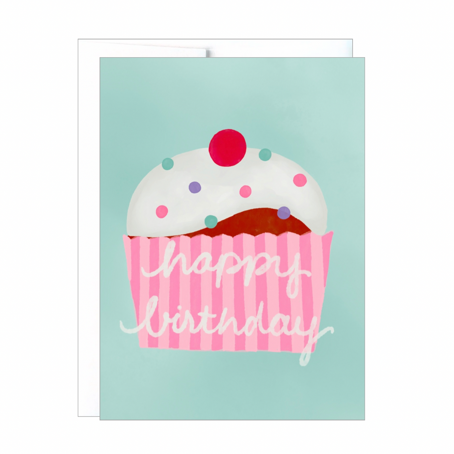 Happy Birthday Cupcake Card