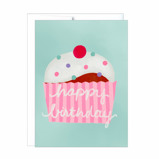 Happy Birthday Cupcake Card