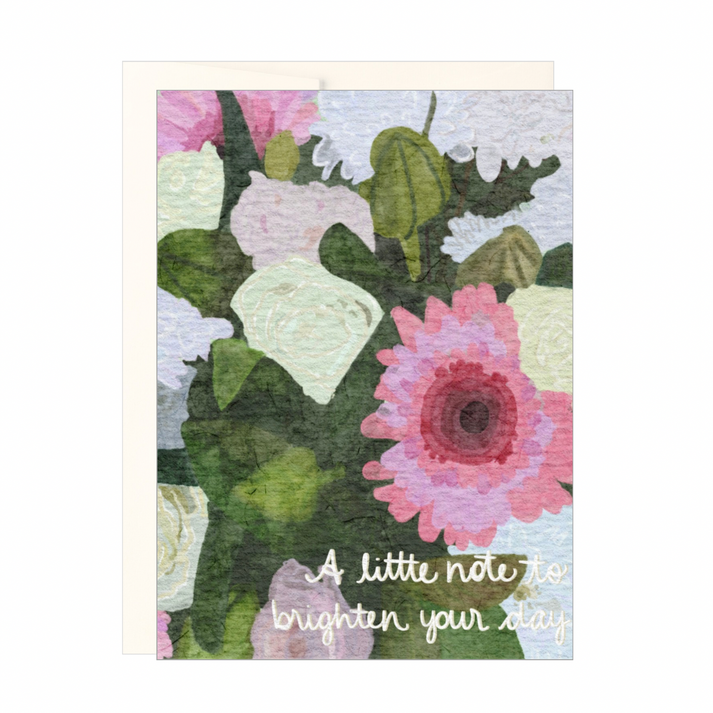A Little Note Floral Watercolor Card