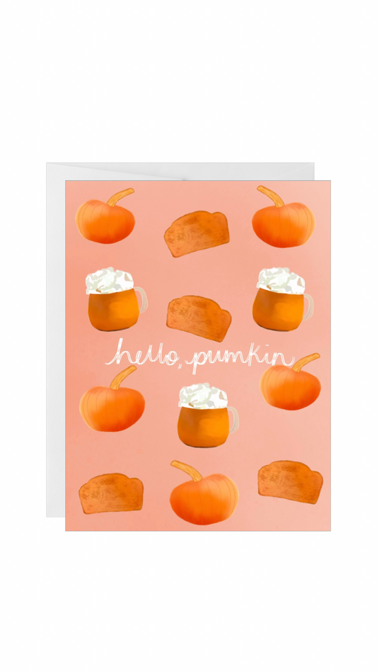 Hello, Pumpkin Card