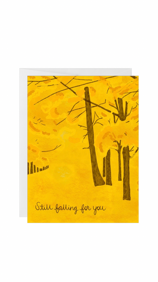 Still Falling For You Card